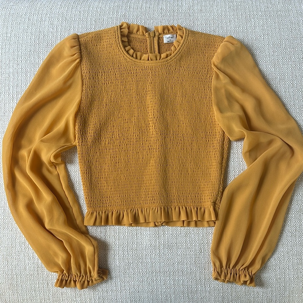 Wilfred long sleeve blouse